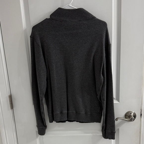 Tailor Vintage Charcoal Zip-Up Sweater - Picture 3 of 3